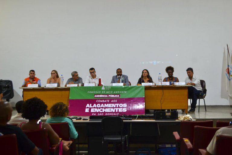Audiência Pública em São Gonçalo define ações para combater alagamentos na região
