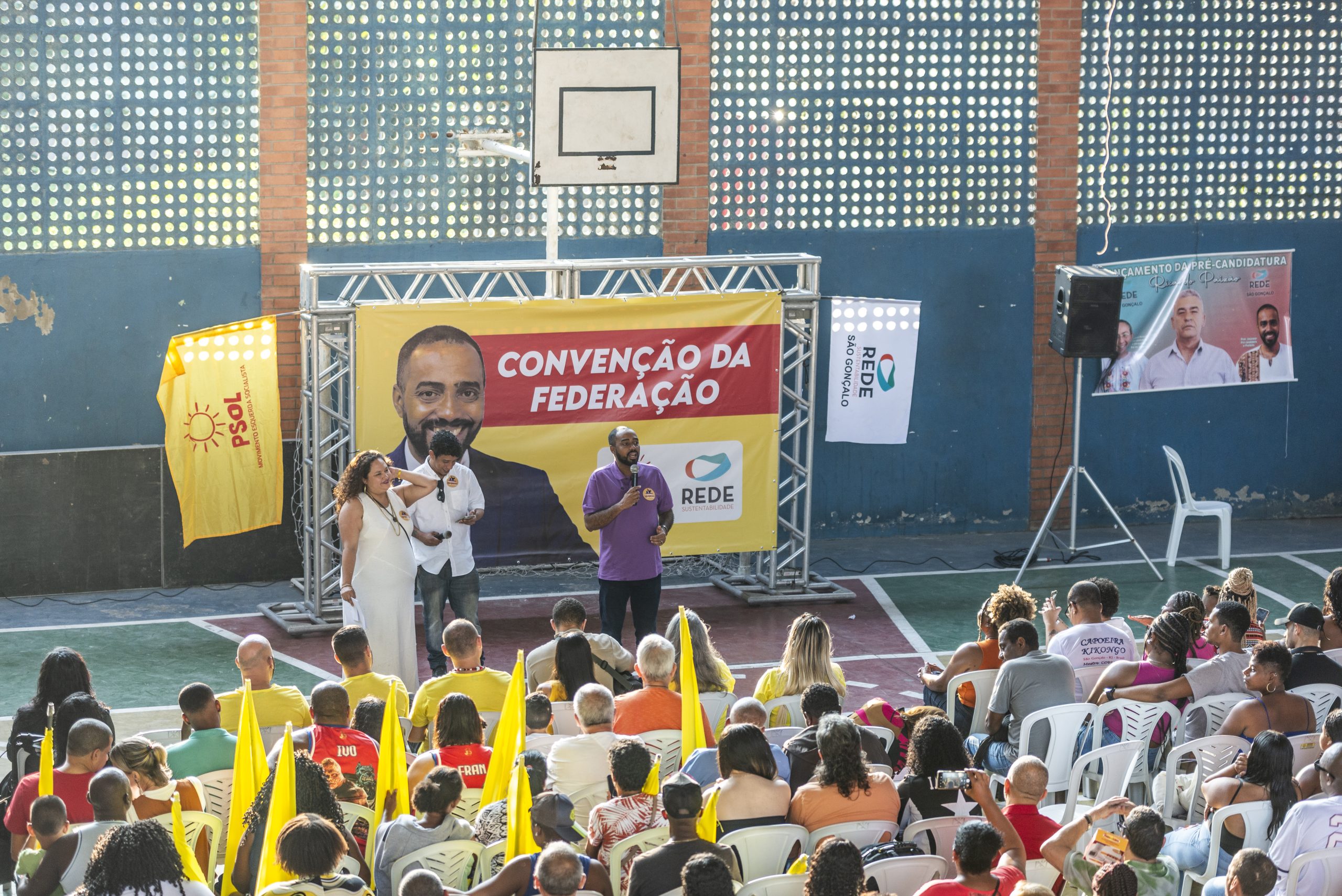 Convenção do PSOL e REDE de São Gonçalo oficializou o nome do Prof. Josemar a prefeito na eleição deste ano
