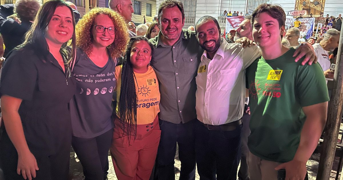 Em grande manifestação na Cinelândia, deputado Prof. Josemar defende mobilização nacional em defesa do mandato de Glauber Braga