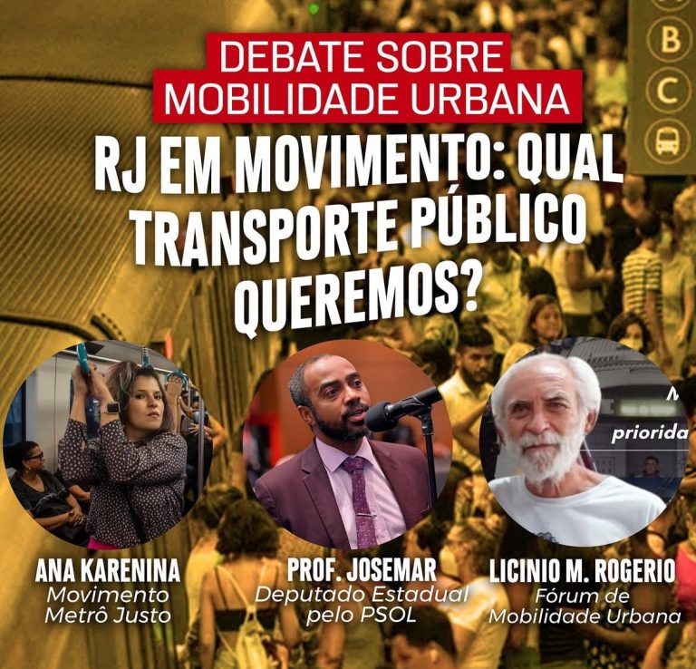 Debate sobre mobilidade urbana defende tarifa zero no transporte urbano carioca