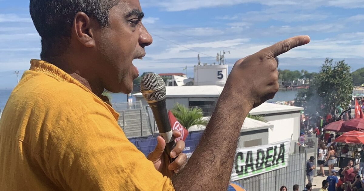 Prof. Josemar participa de ato histórico em Copacabana contra a anistia a golpistas